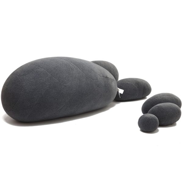 Huge Rock Pillows Pebble Pillows Living Stones Pillows Living Pillows Christmas Present ( Dark Gray ) - Image 14