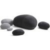 Huge Rock Pillows Pebble Pillows Living Pillows Living Stones Pillows Christmas Present ( Max Size Dark Gray )