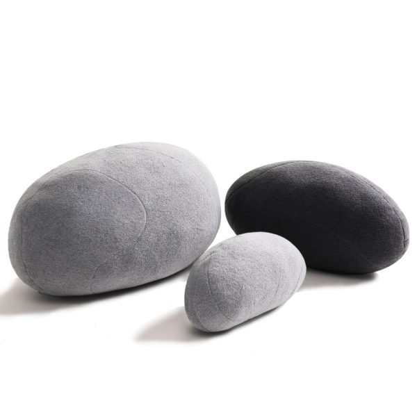 Huge Rock Pillows Living Stones Pillows Living Pillows Pebble Pillows Christmas Present ( Max Size Light Gray ) - Image 5
