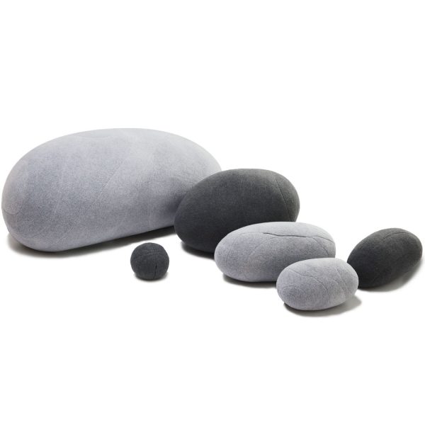 Huge Rock Pillows Living Stones Pillows Living Pillows Pebble Pillows Christmas Present ( Max Size Light Gray ) - Image 12