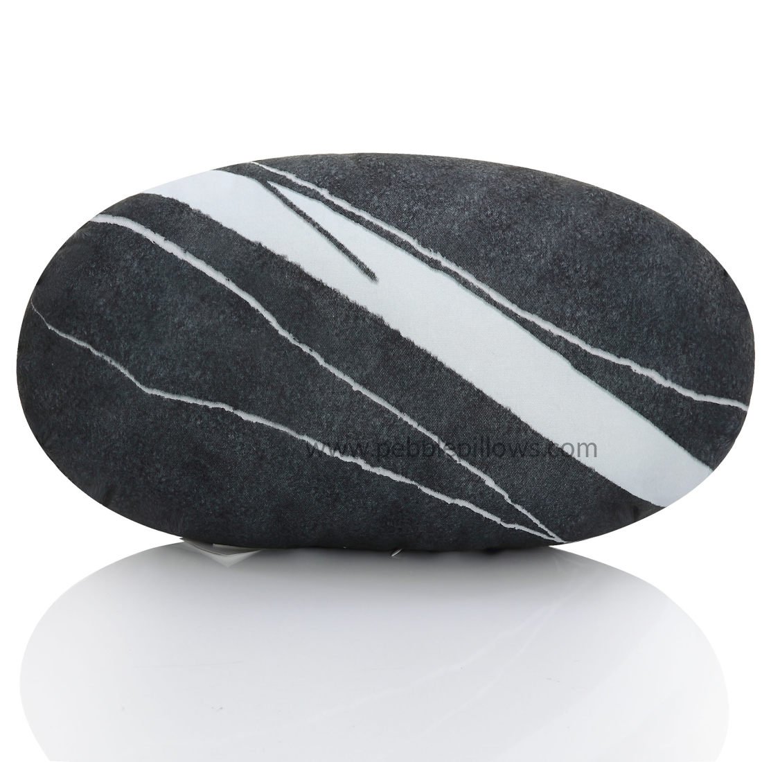 Rounuo Large Stuffed Rocks Stone Pebble Living Pillows Floor Cushions Home  Decoration Throw Pillows White Marble 7pcs