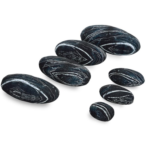 Pebble Stone Rock Pillows Decorative Sofa Pillows Accent Floor Pillows Novelty Throw Pillows Fun Gift 7 Pieces - Image 7