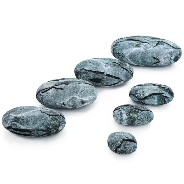 Rock Pillows Stone Cushions Pebble Pillow Throws Home Interior Design Art Decor Pillows Faux Rocks 7 Pieces - Image 3
