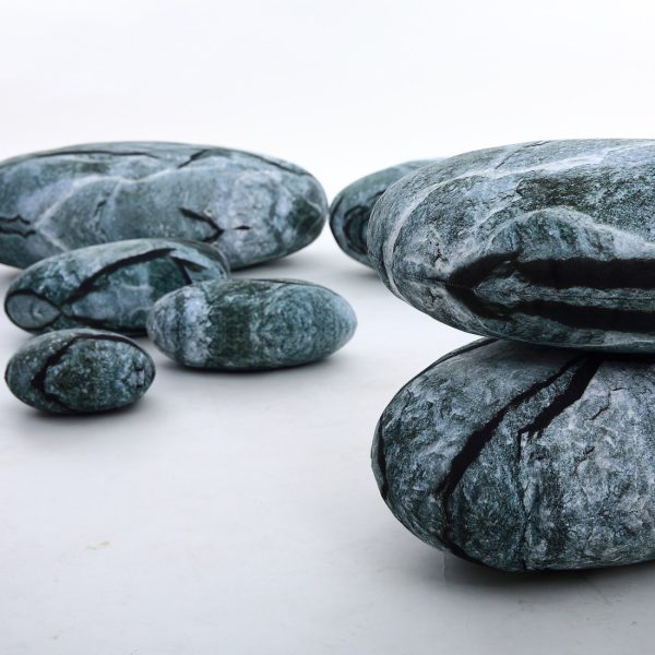 Rock Pillows Stone Cushions Pebble Pillow Throws Home Interior Design Art Decor Pillows Faux Rocks 7 Pieces - Image 5