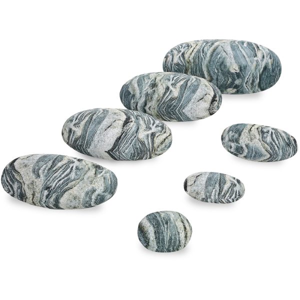 Stone Rock Pebble Pillows Decorative Throw Pillows Kids Toy Pillows Floor Pillows Photography Props 7 Pieces - Image 2