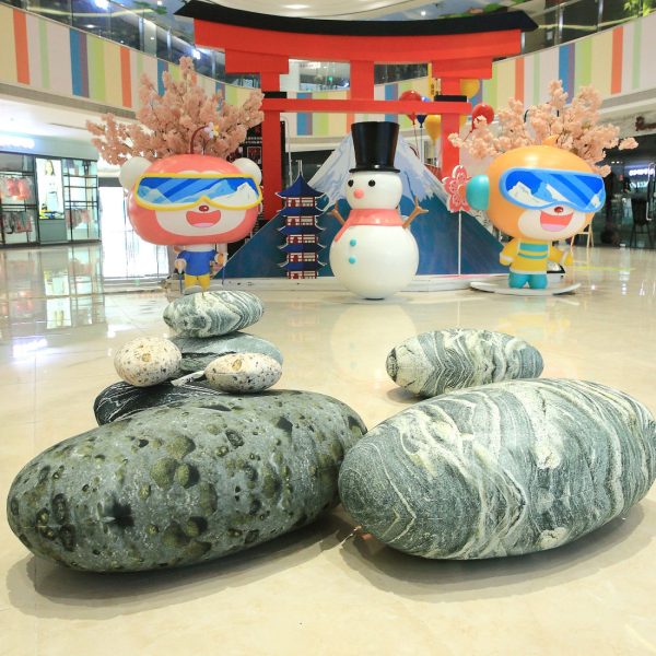Stone Rock Pebble Pillows Decorative Throw Pillows Kids Toy Pillows Floor Pillows Photography Props 7 Pieces - Image 9