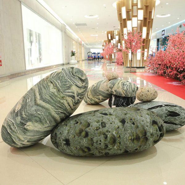 Stone Rock Pebble Pillows Decorative Throw Pillows Kids Toy Pillows Floor Pillows Photography Props 7 Pieces - Image 11