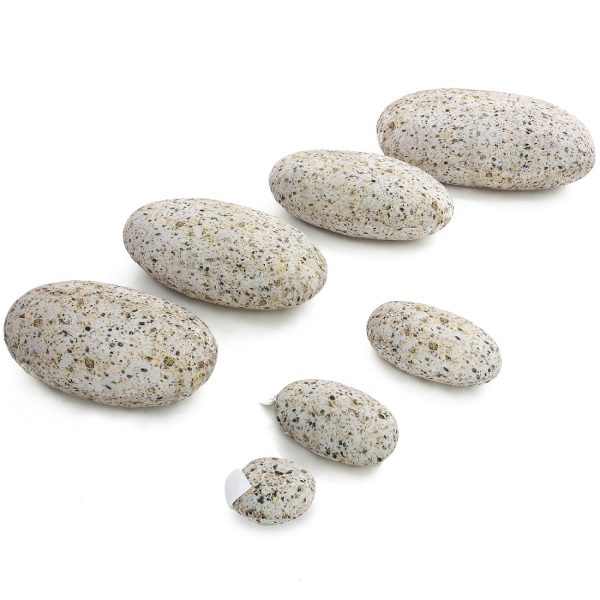 Pebble Stone Rock Pillows Decorative Throw Pillows Home Decor Floor Pillows Accent Sofa Pillows 7 Pieces - Image 4