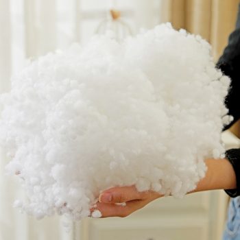 premium polyester fiberfill 2 pebble pillows
