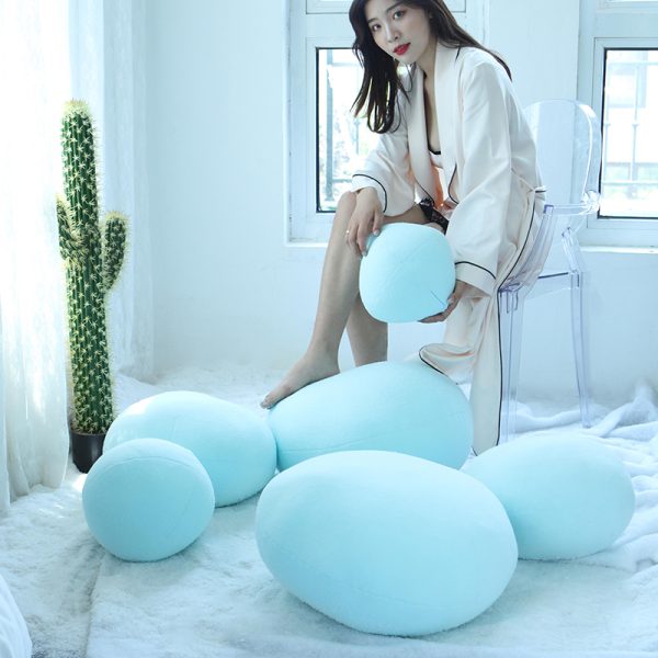 Colored Pebble Cushions
