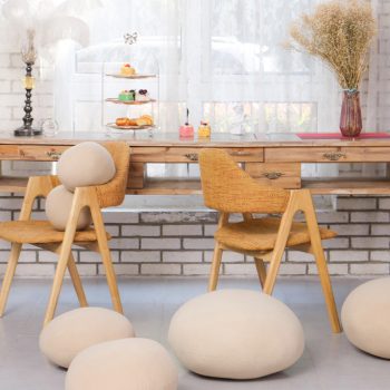Colored Rock Pillows