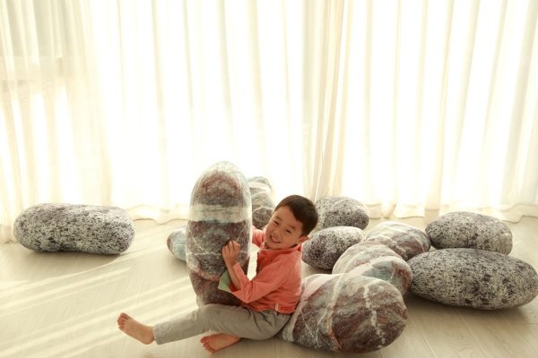Pebble Floor Rock Cushions - Image 3