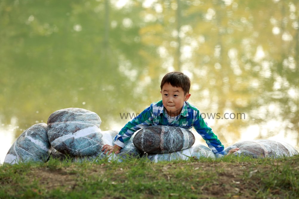 7pcs Rock Pebble Stone Cushions Floor Pillows Stuffed Throw Toy Photography  Prop