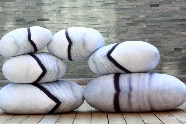 Pebble Stone Floor Cushions - Image 2