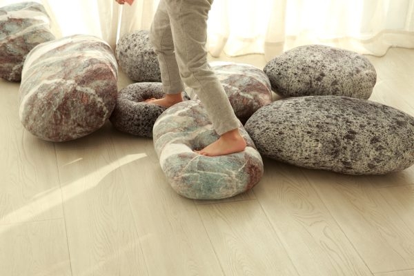 Decorative Pebble Floor Cushions - Image 7