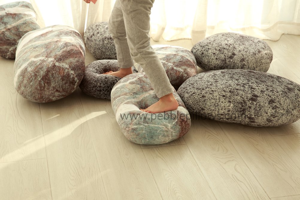 Pebble Floor Rock Cushions 