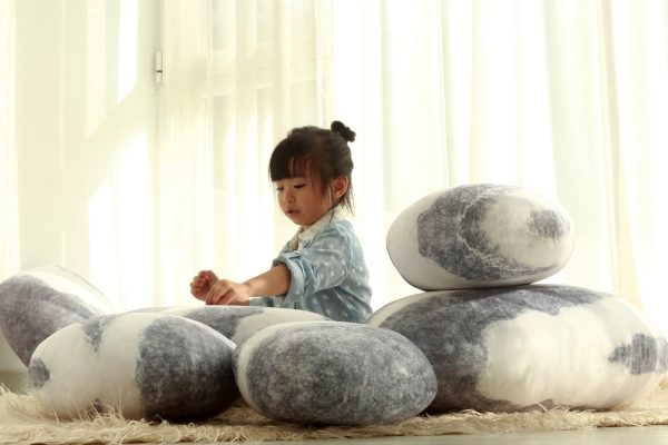 pebble cushions rock pillows 9041 03 pebble pillows