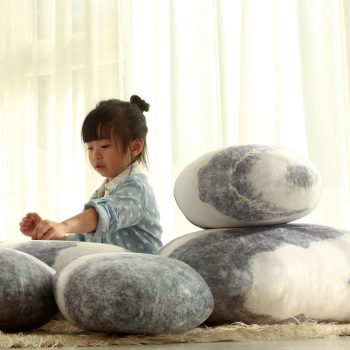 Pebble Stone Floor Pillows