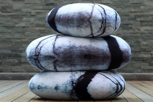 pebble cushions rock pillows 9042 06 pebble pillows