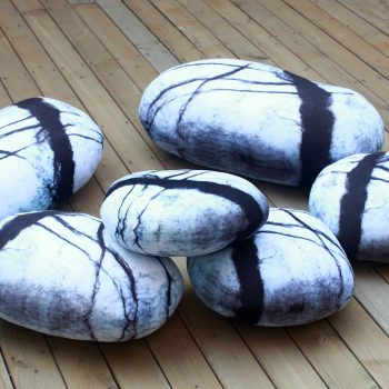 pebble cushions rock pillows 9042 08 pebble pillows