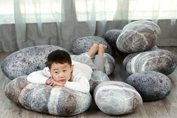 pebble cushions rock pillows 9044 05 pebble pillows