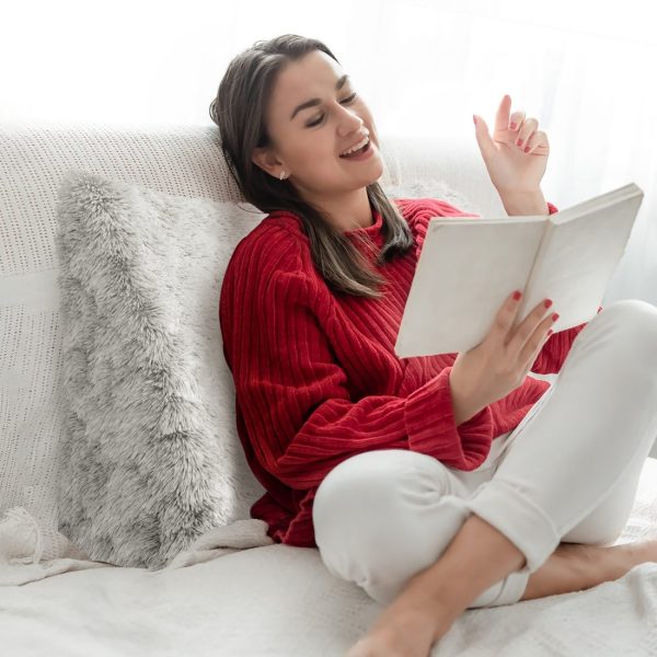 Headboard Pillow Large Wedge Reading Pillow White Plush - Image 5