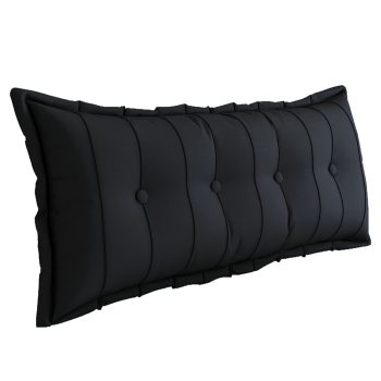 Large Headboard Reading Pillow Bolster Body Pillow Black