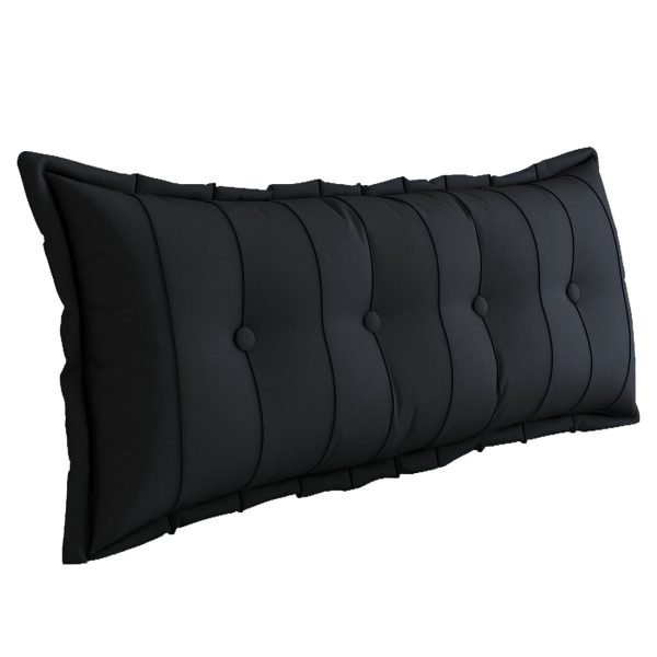 Large Headboard Reading Pillow Bolster Body Pillow Black