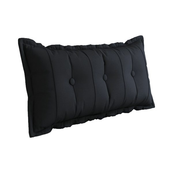 Large Headboard Reading Pillow Bolster Body Pillow Black - Image 15