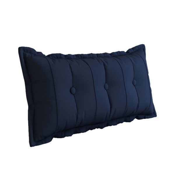 Large Headboard Reading Pillow Bolster Body Pillow Blue - Image 14