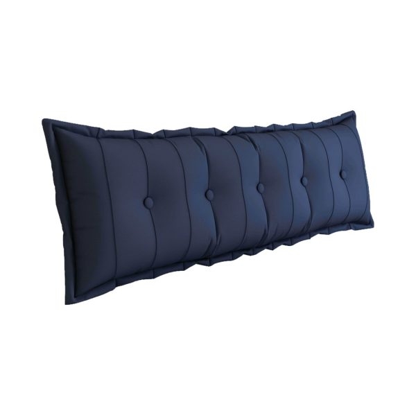 Large Headboard Reading Pillow Bolster Body Pillow Blue - Image 15