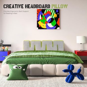 animal body pillow headboard cushion 6453 pebble pillows
