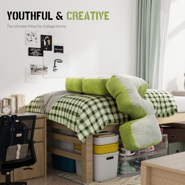 Adjustable Animal Body Pillow Headboard Cushion for Bed Support - Image 6