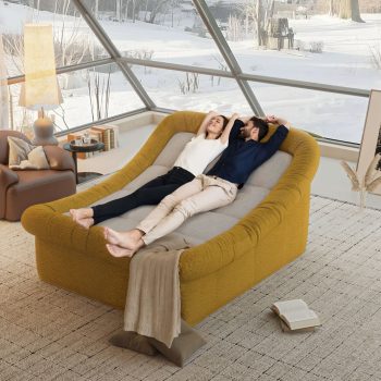 chaise lounge sofa sleeper 6297 pebble pillows