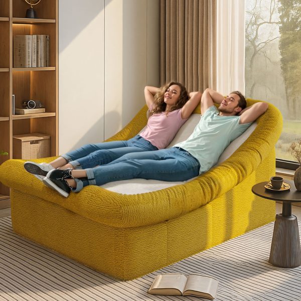 Oversized Chaise Lounge Sofa Sleeper, Comfort & Versatile - Image 7