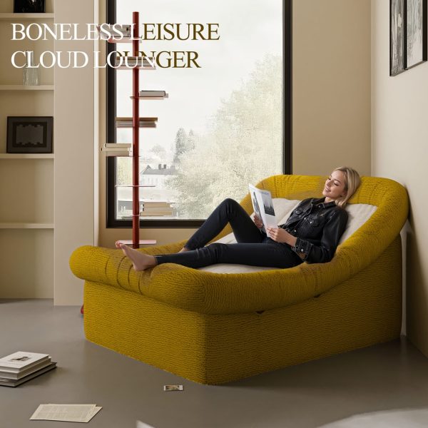 Oversized Chaise Lounge Sofa Sleeper, Comfort & Versatile - Image 10