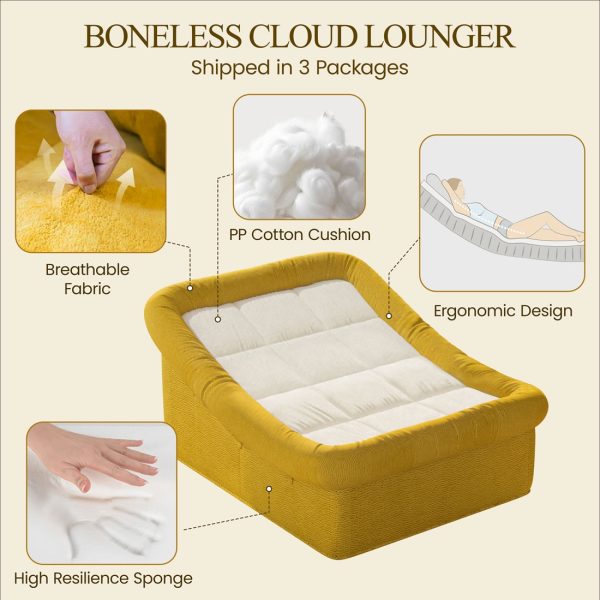 Oversized Chaise Lounge Sofa Sleeper, Comfort & Versatile - Image 11