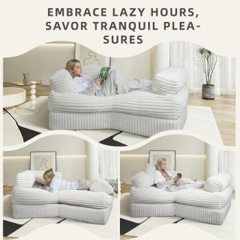 curved sofa lounge couch 6425 pebble pillows