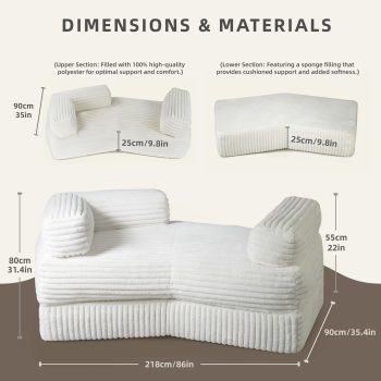 curved sofa lounge couch 6432 pebble pillows