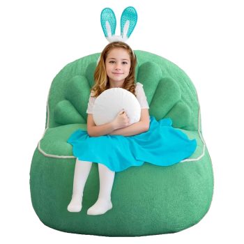 Cute Seashell Bean Bag Chair for Teens and Adults Relaxation
