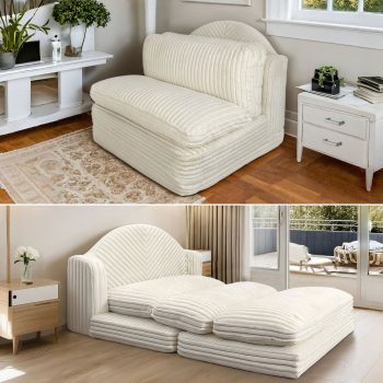 folding sofa bed convertible 6342 pebble pillows