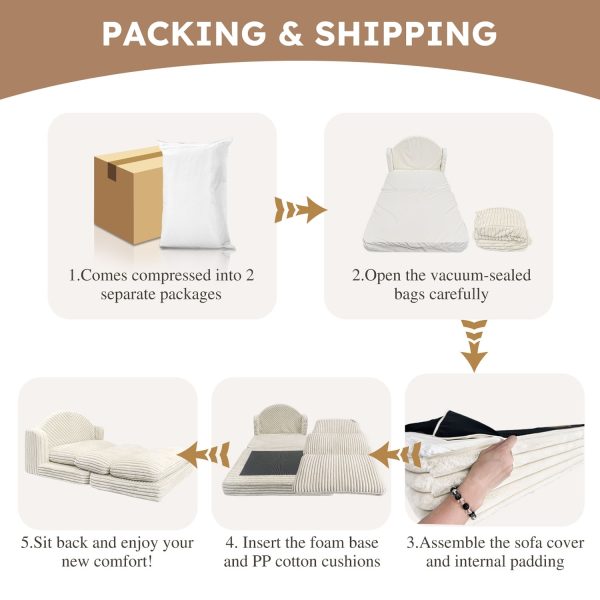 Folding Sofa Bed: Convertible, comfy & space-saving design - Image 21
