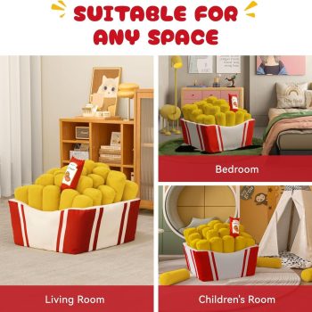 fries bean bag chair 6417 pebble pillows