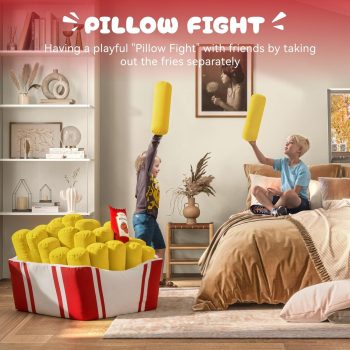 fries bean bag chair 6418 pebble pillows