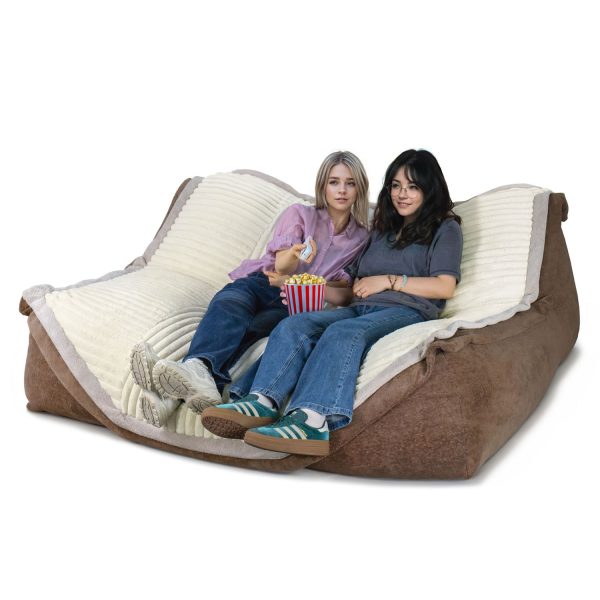 Giant Bean Bag Sofa: Cozy Lounger for Adults Plush Comfort