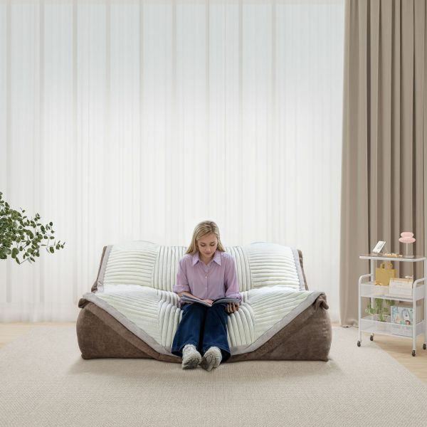 Giant Bean Bag Sofa: Cozy Lounger for Adults Plush Comfort - Image 4