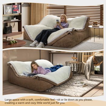 giant bean bag sofa 6325 pebble pillows