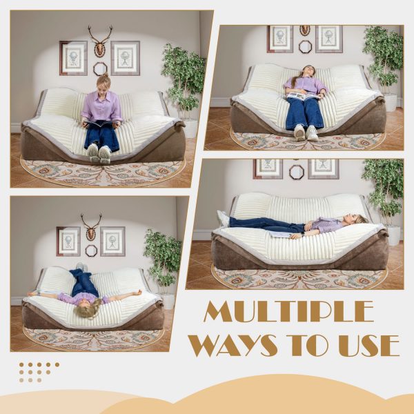 Giant Bean Bag Sofa: Cozy Lounger for Adults Plush Comfort - Image 10