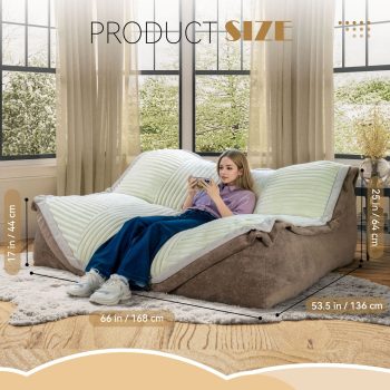 giant bean bag sofa 6330 pebble pillows