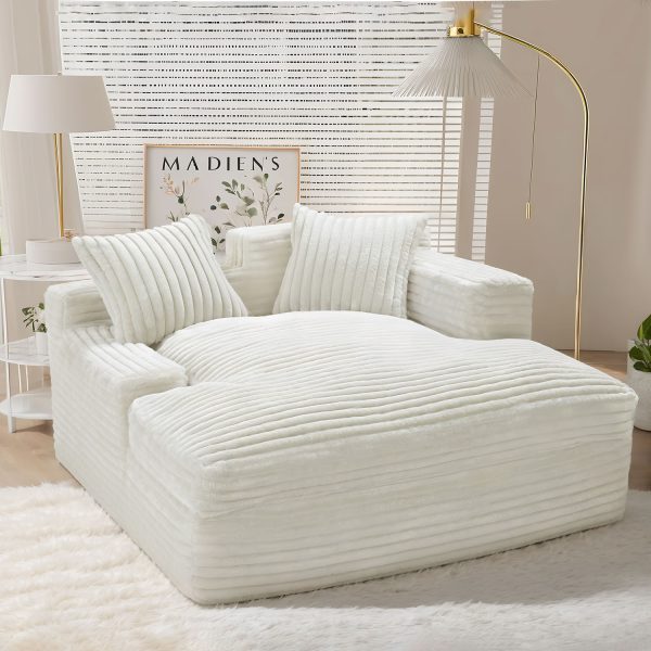 Oversized Loveseat Recliner for Gaming, Reading, and Lounging Comfort - Image 2